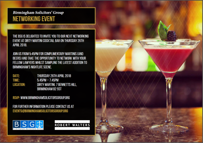 Flyer - Dirty Martini